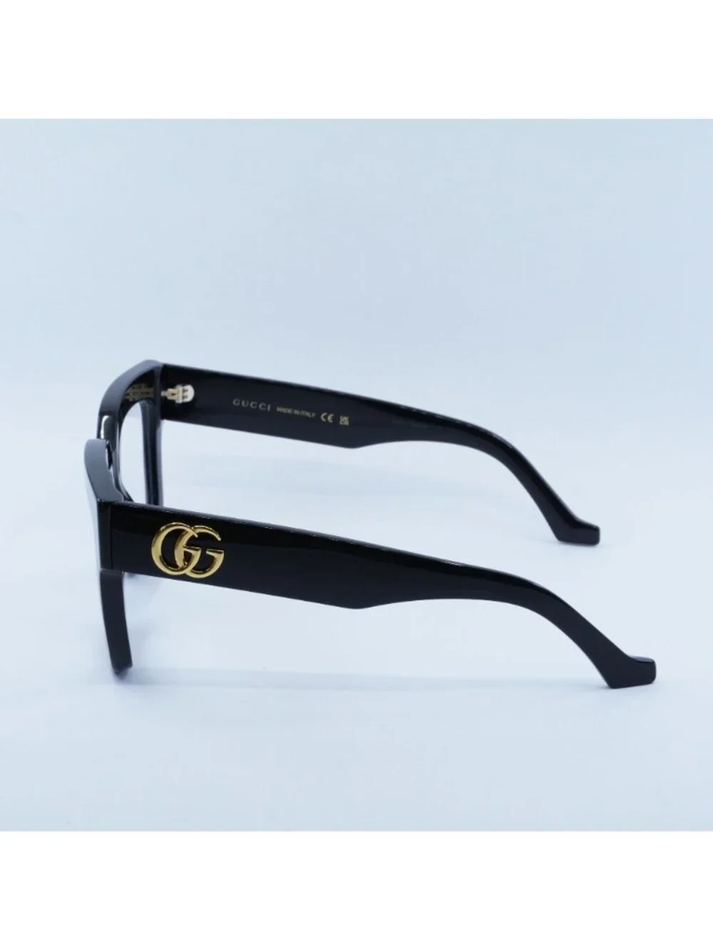 Gucci GG1549O 001 Eyeglasses Black 52mm Square Frame
